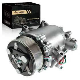 Asp-co202019-4 Aspligo Air Conditioner Ac Compressor With A/c Clutch Fits For Honda Civic 2012-2015