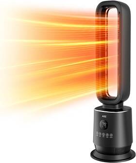 Asz Ndy-fh211r Tower Space Heater Bladeless With Thermostat- Fan Black