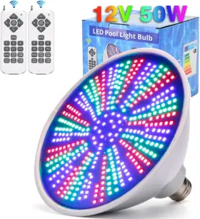 At1481 Atomi Pool Light Blub 12v 50w Rgb Color Changing Led Lights For Inground E