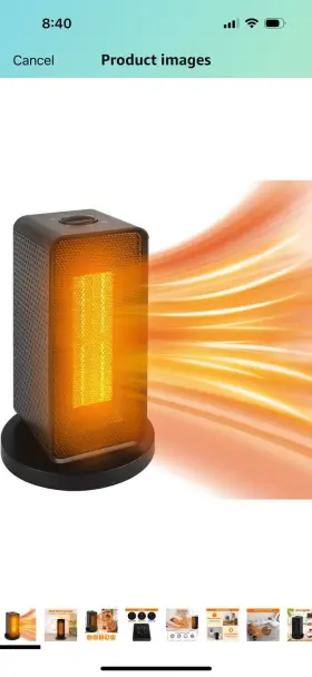 Gd9215ad11 Aumio Space Heaters For Indoor Use Portable Heater Manual Without Remote Black