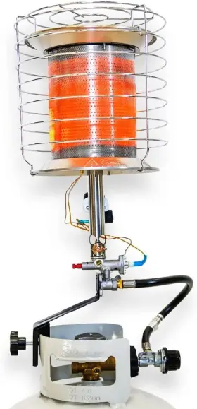 Fbdtp360 Avenger Tank Top Outdoor Heater For Use With Propane Gas Tanks C