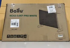 Nca2-3.0ef-pro Ballu Mica Infrared Space Heaters For Indoor Use Wifi App Control Heat