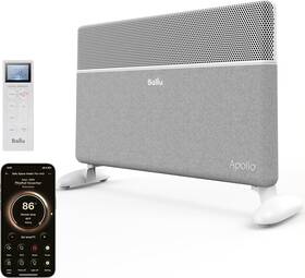 Ballu Nca1-4.6-pro Inverter Convection Panel Heater Large Room Wifi Alexa Quiet White - Nib