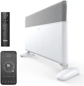 Nca1-4 Ballu Convection Panel Space Heater 1500w Remote&wifi App Moon White