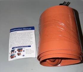 Banfluxion 153157 200l/53gallon Oil Drum Heater Heating Barrel Silicone Pad 110v 4.92 68.5in 1kw