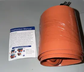 153157 Banfluxion 200l/53gallon Oil Drum Heater Heating Barrel Silicone Pad 110v 4.92 68.5in 1kw
