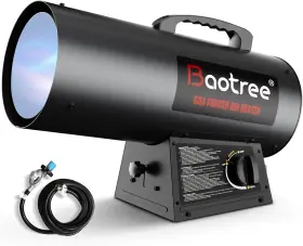 25070-100a Baotree 12 500 Btu Forced Air Propane Heater With Hose And Regulator