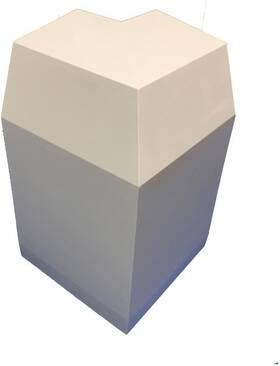 Baseboard Covers 744110649154 Heat Cover Outside Corner 90 Degree