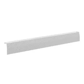 Baseboarders 313044649648 Premium Series 5 Ft. Galvanized Steel Easy Slip-on Baseboard Heater Cover In Whi