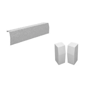 Bb001-24-ec001 Baseboarders Premium Series 2 Ft. Galvanized Steel Easy Slip-on Baseboard Heater