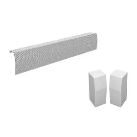 Bb001-48-ec001 Baseboarders Premium Series 4 Ft. Galvanized Steel Easy Slip-on Baseboard Heater Cover Left