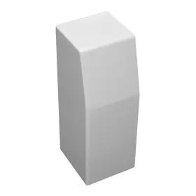 Ec001-lf-wht Baseboarders Premium Series Left Closed Endcap Accessory - Galvanized Steel Easy