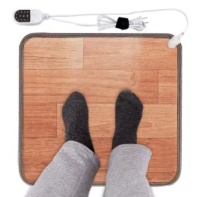19.7x21.7in Beeplove 607514208551 Heated Floor Mat - Foot Warmer Under Desk Feet Rest For H