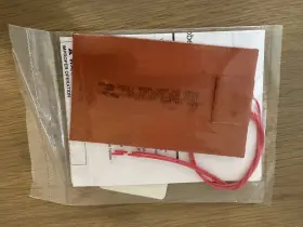 35765k21 Benchmark Thermal Silicone Rubber Heater 5x3 Inch 150w 120v Orange Siltrelmant