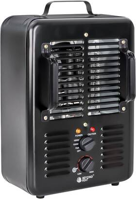 Beyond Heat 313034221236 Milkhouse Space Heater 1300w/1500w Electric With Thermostat 3 Sett