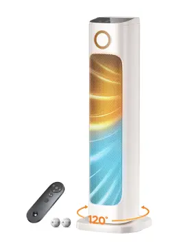 Biesqya 652726138620 Patio Heater And Fan Combo For Indoor Use With 3 Heat Levels Space Garage