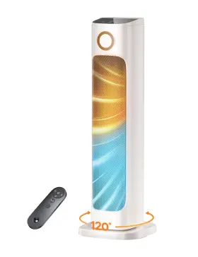 1500w Biesqya 652726138866 25 Inch Patio Heater And Fan Combo For Indoor Use Tower Portable Electric