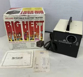 6200 Big Heat 6100 Model Portable Electric Space Heater Box Prototype Unknown