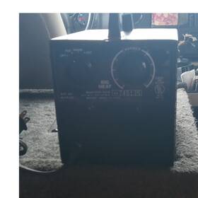 Big Heat 7475135 120v Portable Electric Space Heater Black Model