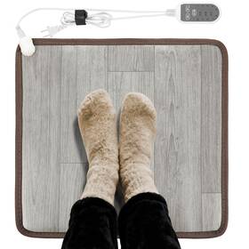 Biggun Biggun-g-50x55cm-heated-mat 19.7x21.7in Heated Floor Mat - Foot Warmer Under Desk 110v Electric Heating