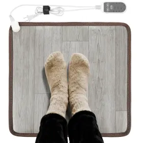Biggun-g-50x55cm-heated-mat Biggun 19.7x21.7in Heated Floor Mat - Foot Warmer Under Desk 110v Electric Heating