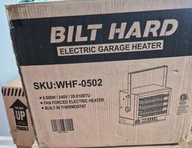 Bilt Hard Whf-0502 Electric Garage Heater 8 500w 29 010btu 240v Black Fan Forced