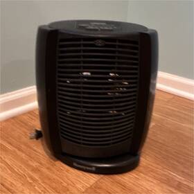 Bionaire Bfh410 Portable Electric Space Heater Black Oscillation 2-heat Push