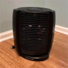 2-heat Bionaire Bfh410 Portable Electric Space Heater Black Oscillation Push