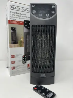 Bht907r Black Decker Oscillating Heater 1500w Remote Control Tested
