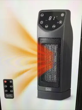 Bhtc3ar Black Decker And Digital Ceramic Tower Heater With Remote