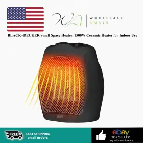 Fj0430435 Black Decker Small Space Heater 1500w Ceramic For Indoor Use