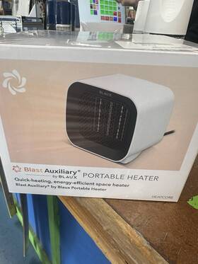 Blaux P0210435 Heatcore Blast Auxiliary Ptc Ceramic Electric Portable Space Heater 450w