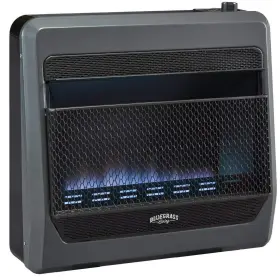 B30tpb-bb Bluegrass Living 815192023153 Ventless Propane Gas Blue Flame Space Heater With Thermostat Contro