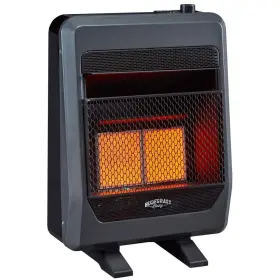 B20tnir-bb Bluegrass Living 20000 Btu Natural Gas Vent Free Infrared Heater Blower Grey