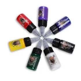 Bovado Usa 705353514623 Profesional Suministros Tinta Kit Tatuaje Alta Calidad Pigmento Puro Brillante
