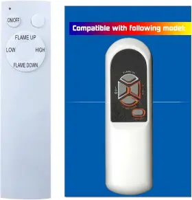 A520221119b27 Brand Gengqiansi Replacement For Heat Surge Electric Fireplace Heater Remote Control Model B