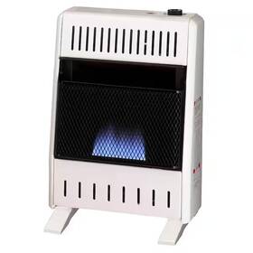 Branded 171243 10 000 Btu Liquid Propane Ventless Blue Flame Heater With Base Feet T-stat Cont