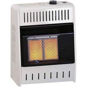 Branded 171248 10 000 Btu Liquid Propane Ventless Infrared Plaque Heater With Base Feet T-stat