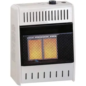 171248 Branded 10 000 Btu Liquid Propane Ventless Infrared Plaque Heater With Base Feet T-stat