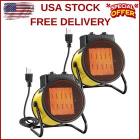 Branded Td-gulfmew-0684 Electric Heater For Indoor Use 1500w Quick Heating Portable Garage With