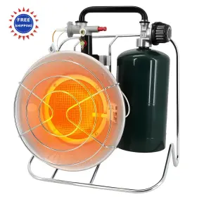 Bt-yyqnbw01003 Breeze Touch Propane Outdoor Heater 15 000 Btu Radiant Multi Use Framed Handle Tank Top