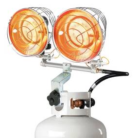 Breezetouch Tt-30 Breeze Touch Double Tank Top Propane Outdoor Heater 30 000 Btu