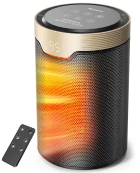 B0fmy5yf61 Breezome Space Heater 1500w Portable Electric Heaters For Indoor Use Small Des