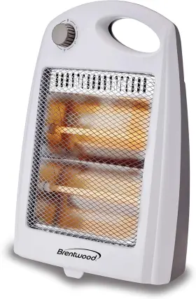 Btwhq801w Brentwood Appliances 800-watt Portable Space Heater One Size White