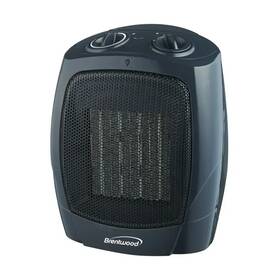 Brentwood H-c1601 Kool Zone 1500w Portable Ceramic Space Heater And Fan Black