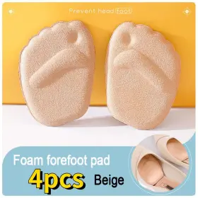 Btr001 Brightown Women High Heel Forefoot Pad For Massaging Toe Shoes Insert Half Insoles Pla