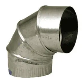 Broan 026715059454 418 10 Inch Round Duct Adjustable Elbow