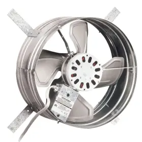 1020 Broan-nutone 026715001538 Cfm Silver Electric Powered Gable Mount Louver Vent