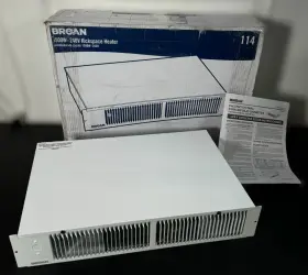 Broan-nutone 026715022540 114 Kickspace Fan-forced Wall Heater Without Built-in Thermostat