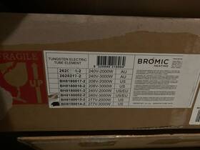 Bromic Bh8180014-2 Heating 277v 3000w Tube Element For Tungsten Electric Heater